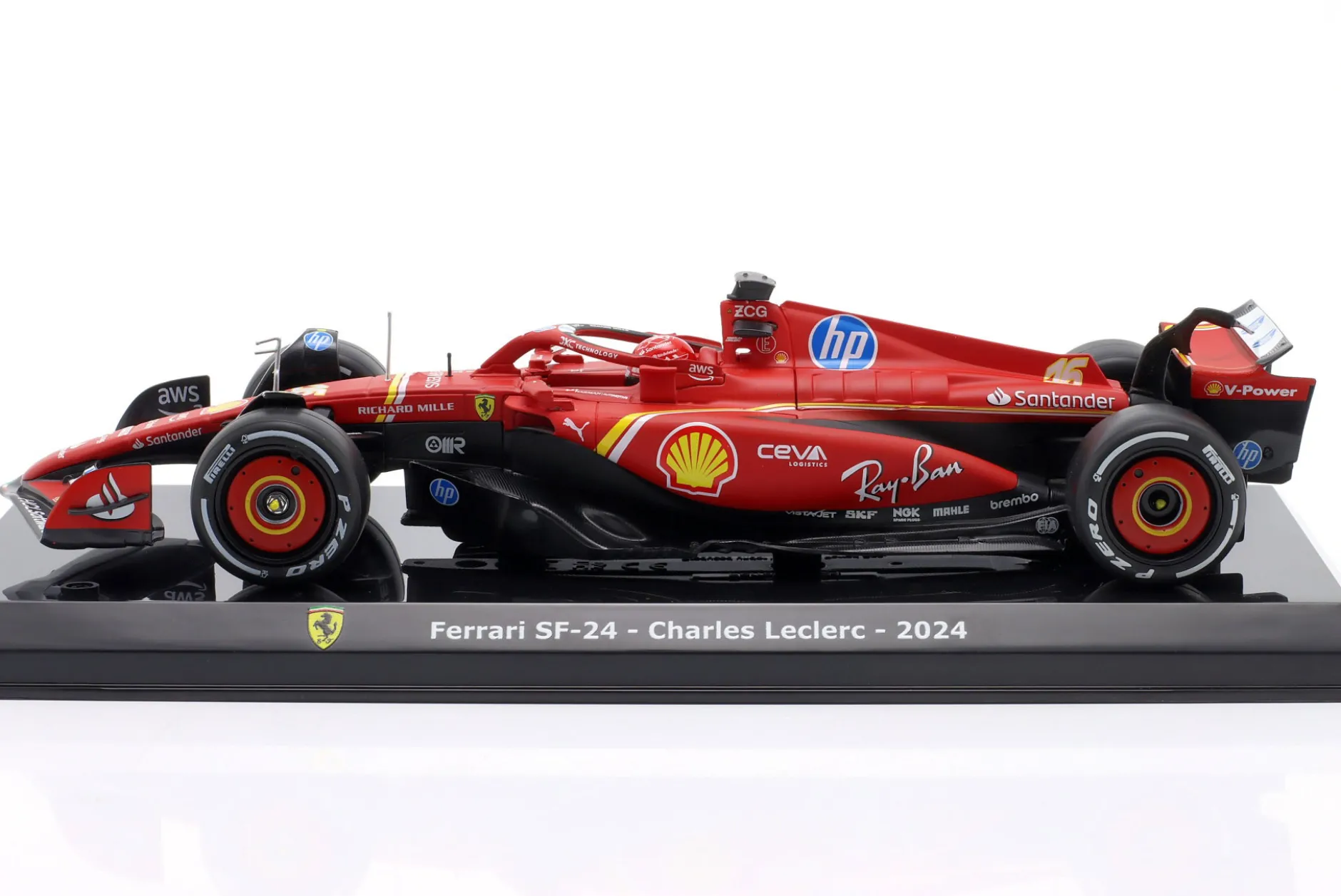 Charles Leclerc Ferrari SF-24 #16 Formel 1 2024 1:24 Bburago