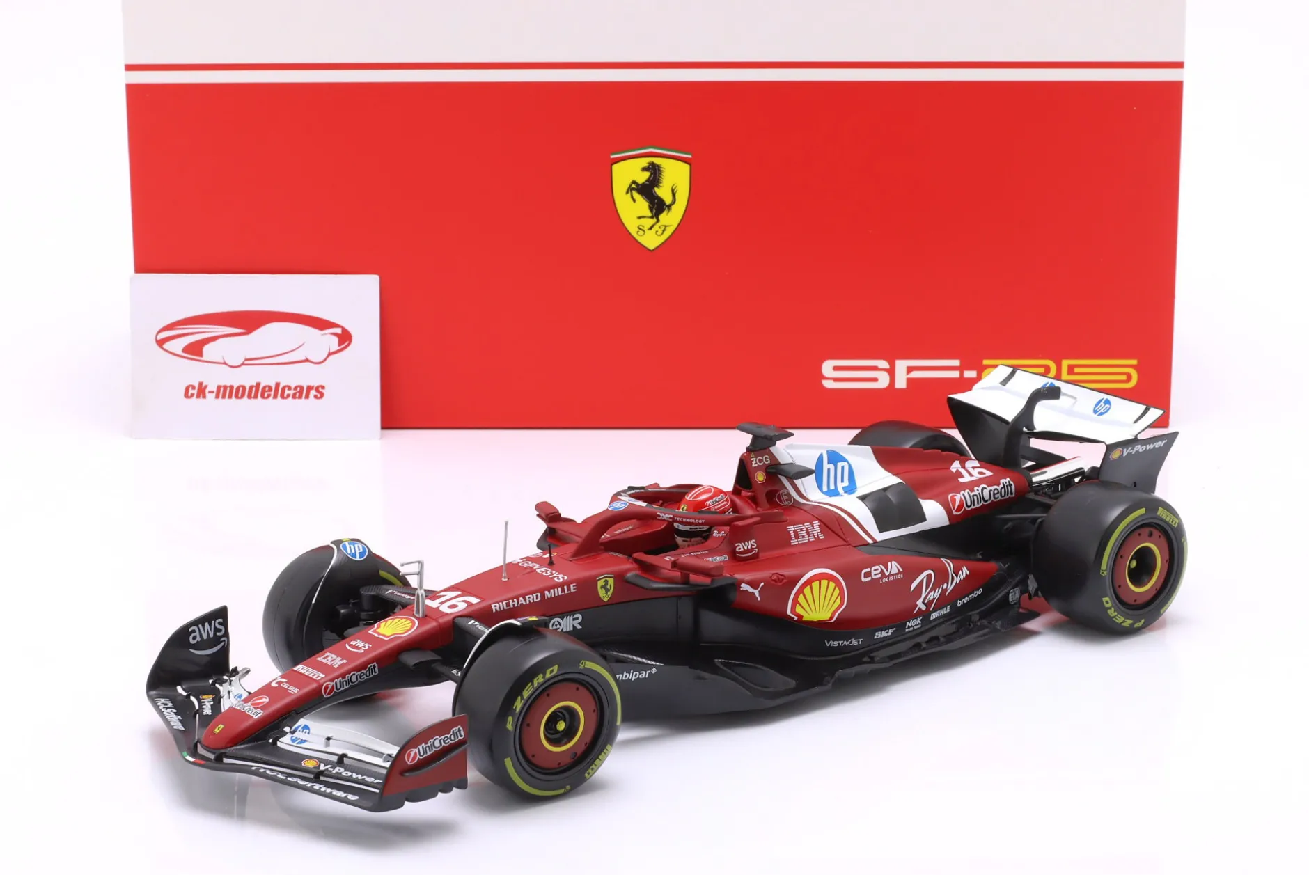 Charles Leclerc Ferrari SF-25 #16 Formel 1 2025 1:18 Bburago