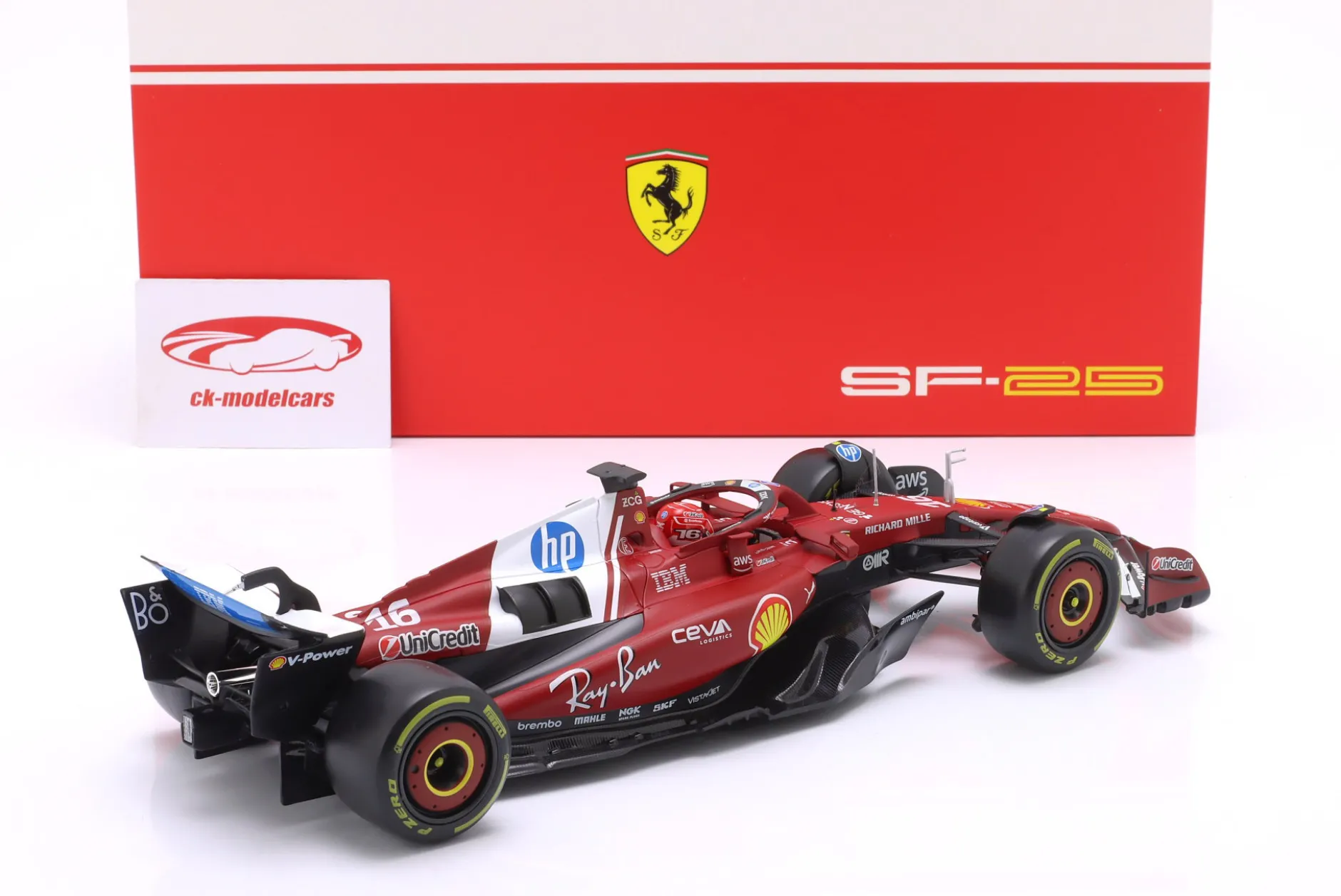 Charles Leclerc Ferrari SF-25 #16 Formel 1 2025 1:18 Bburago