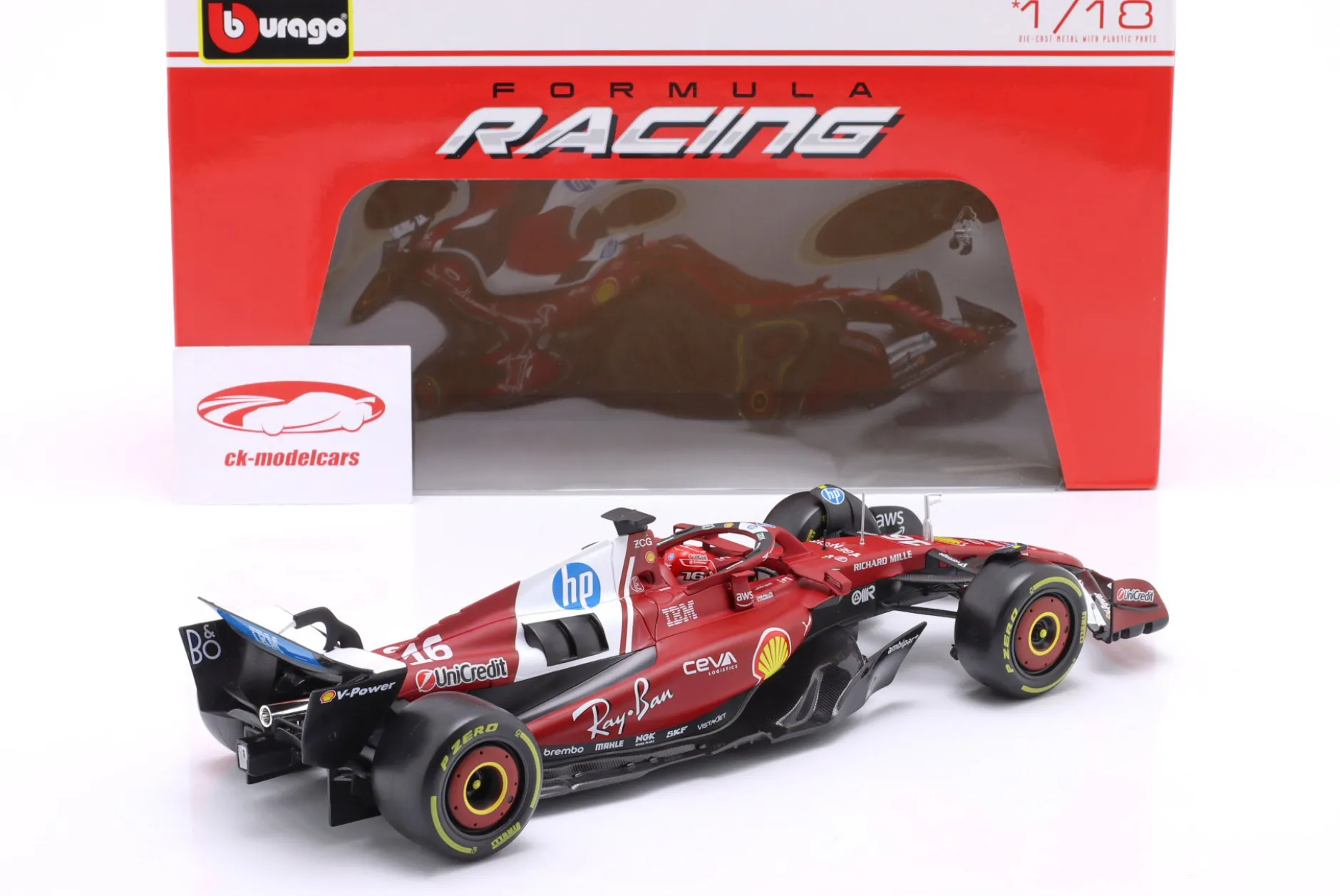 Charles Leclerc Ferrari SF-25 #16 Formel 1 2025 1:18 Bburago