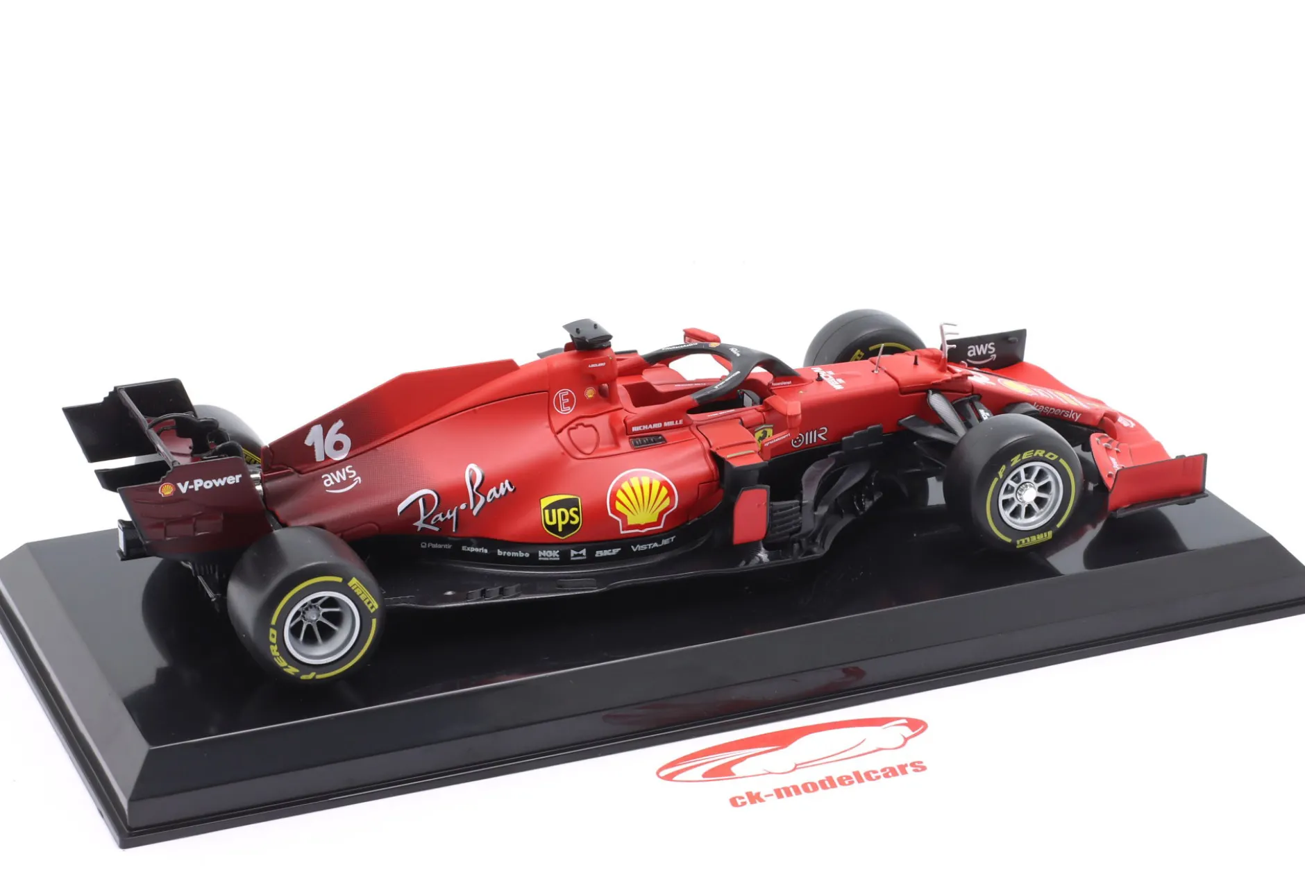 Charles Leclerc Ferrari SF21 #16 Formel 1 2021 1:24 Premium Collecitbles
