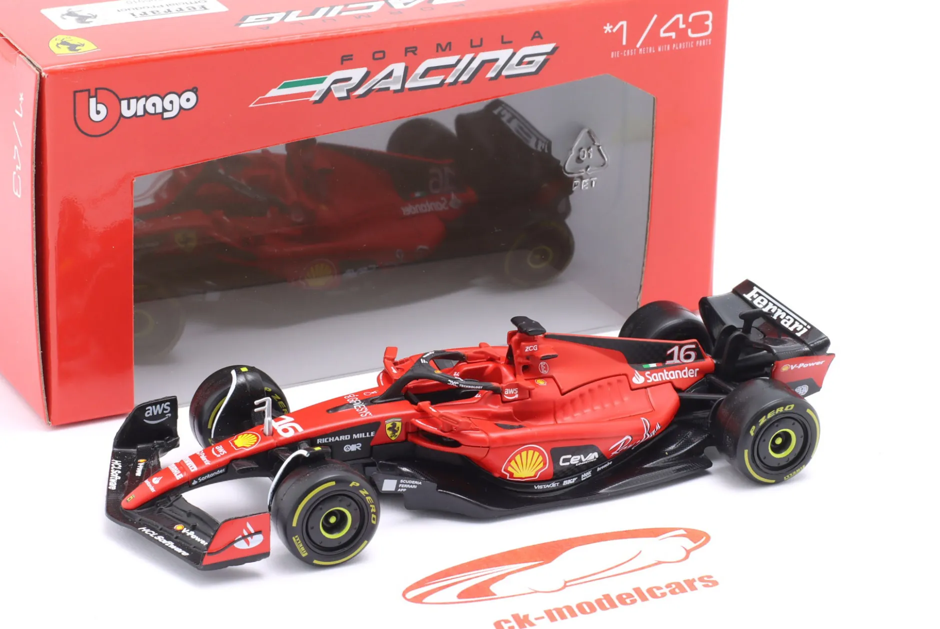 Charles Leclerc Ferrari SF-23 #16 Formel 1 2023 1:43 Bburago