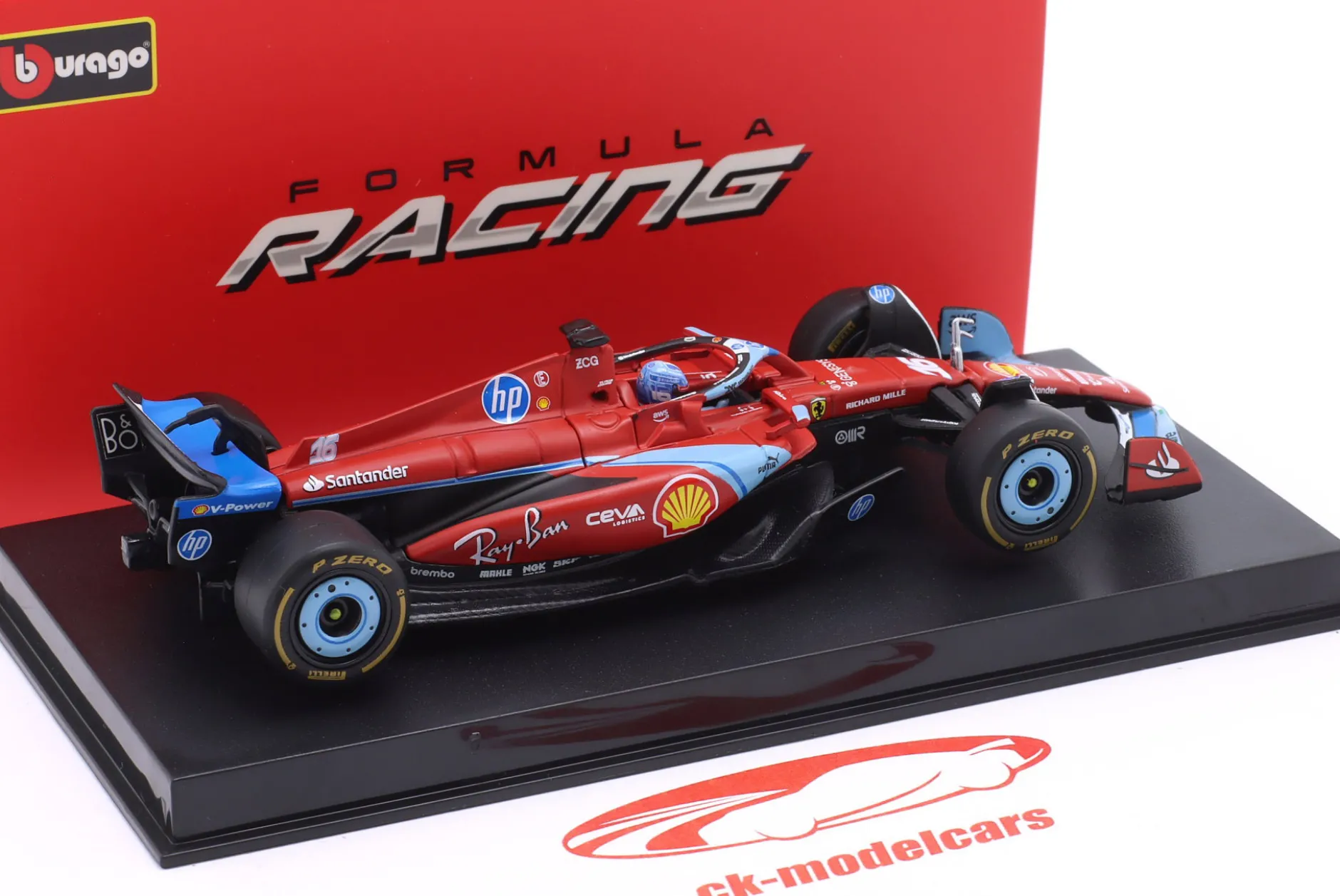 Charles Leclerc Ferrari SF-24 #16 3rd Miami GP Formel 1 2024 1:43 Bburago
