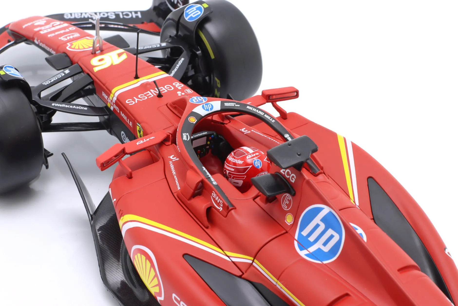Charles Leclerc Ferrari SF-24 #16 3rd Imola GP Formel 1 2024 1:18 Bburago