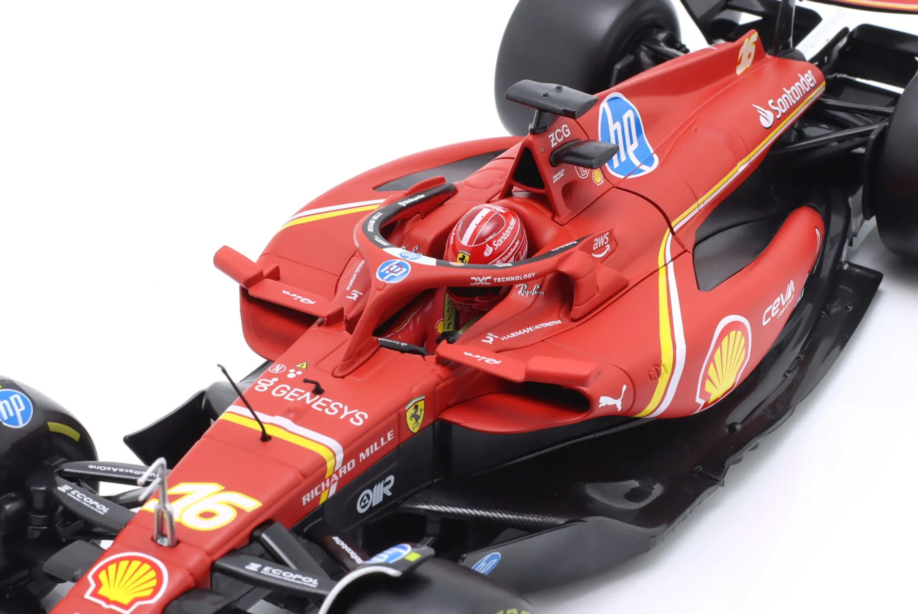 Charles Leclerc Ferrari SF-24 #16 3rd Imola GP Formel 1 2024 1:18 Bburago