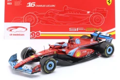 Charles Leclerc Ferrari SF-24 #16 3rd Miami GP Formel 1 2024 1:18 Bburago