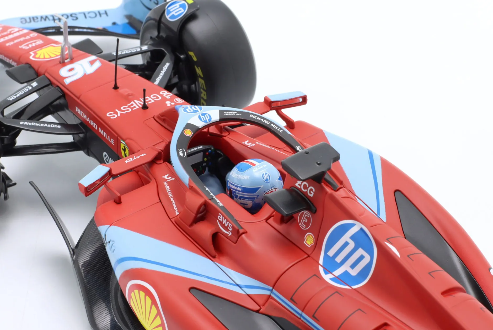 Charles Leclerc Ferrari SF-24 #16 3rd Miami GP Formel 1 2024 1:18 Bburago