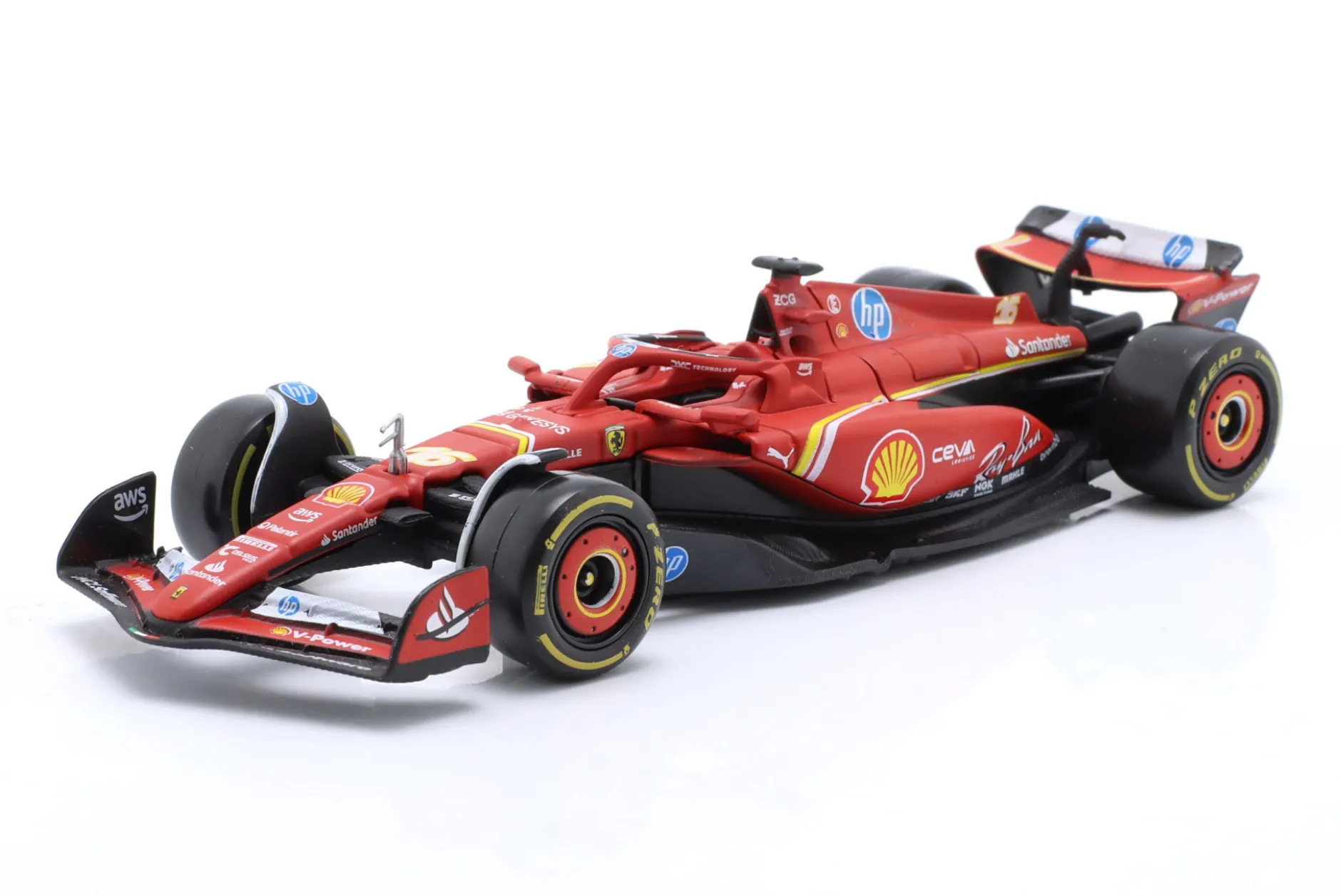 Charles Leclerc Ferrari SF-24 #16 3rd Imola GP Formel 1 2024 1:43 Bburago