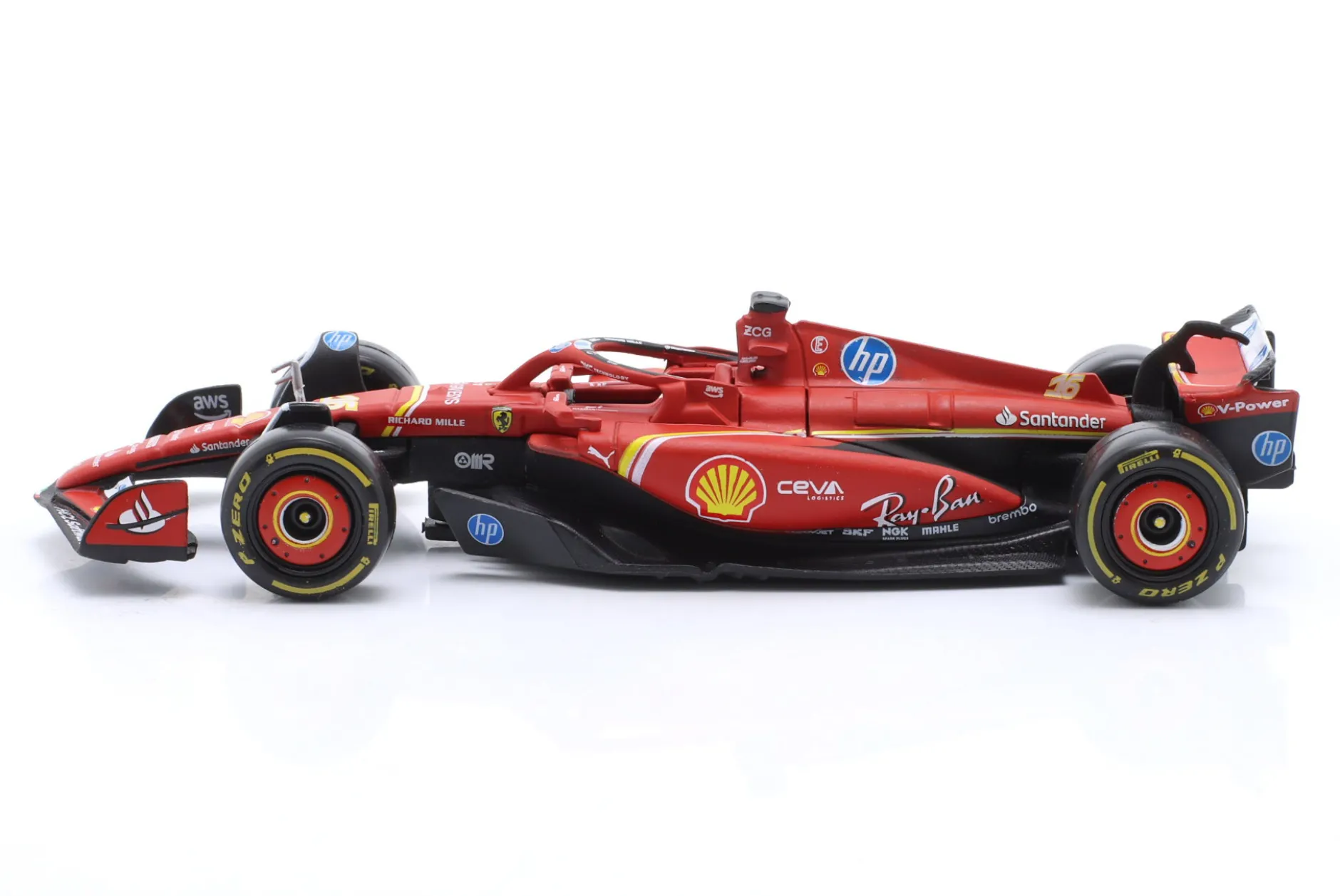 Charles Leclerc Ferrari SF-24 #16 3rd Imola GP Formel 1 2024 1:43 Bburago