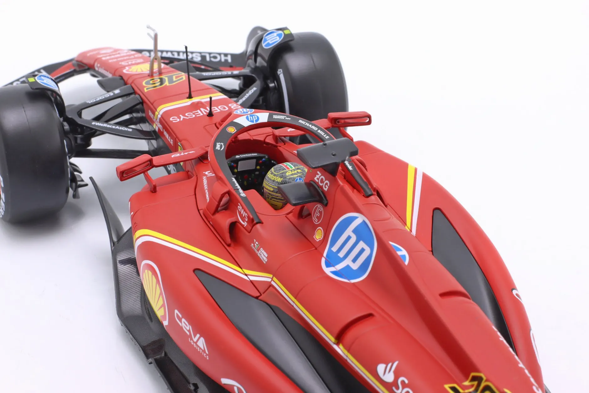 Charles Leclerc Ferrari SF-24 #16 Sieger Italien GP Formel 1 2024 1:18 Bburago