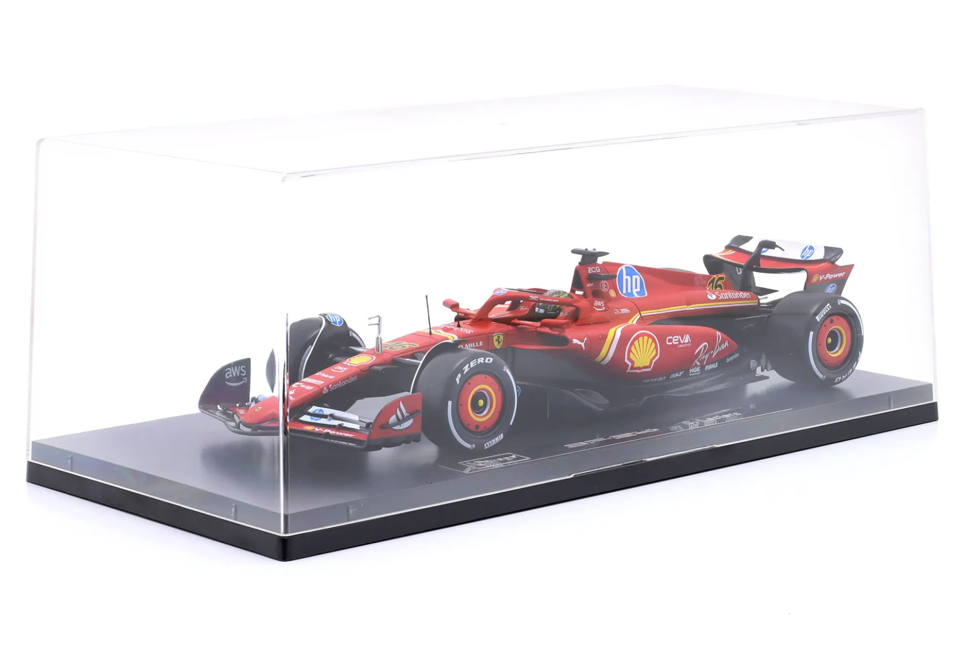 Charles Leclerc Ferrari SF-24 #16 Sieger Italien GP Formel 1 2024 1:18 Bburago
