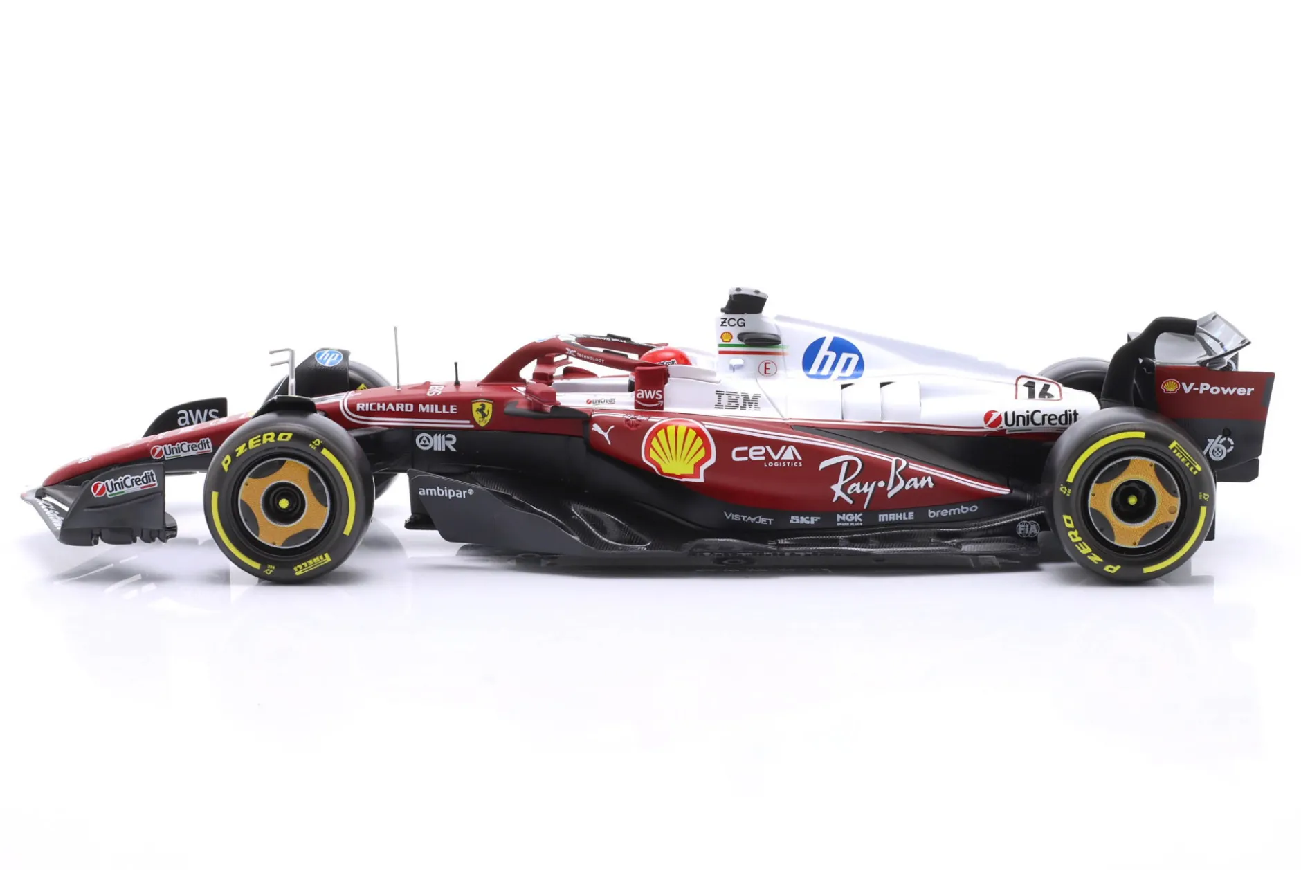 Charles Leclerc Ferrari SF-25 #16 4th Italien GP Formel 1 2025 1:18 Bburago