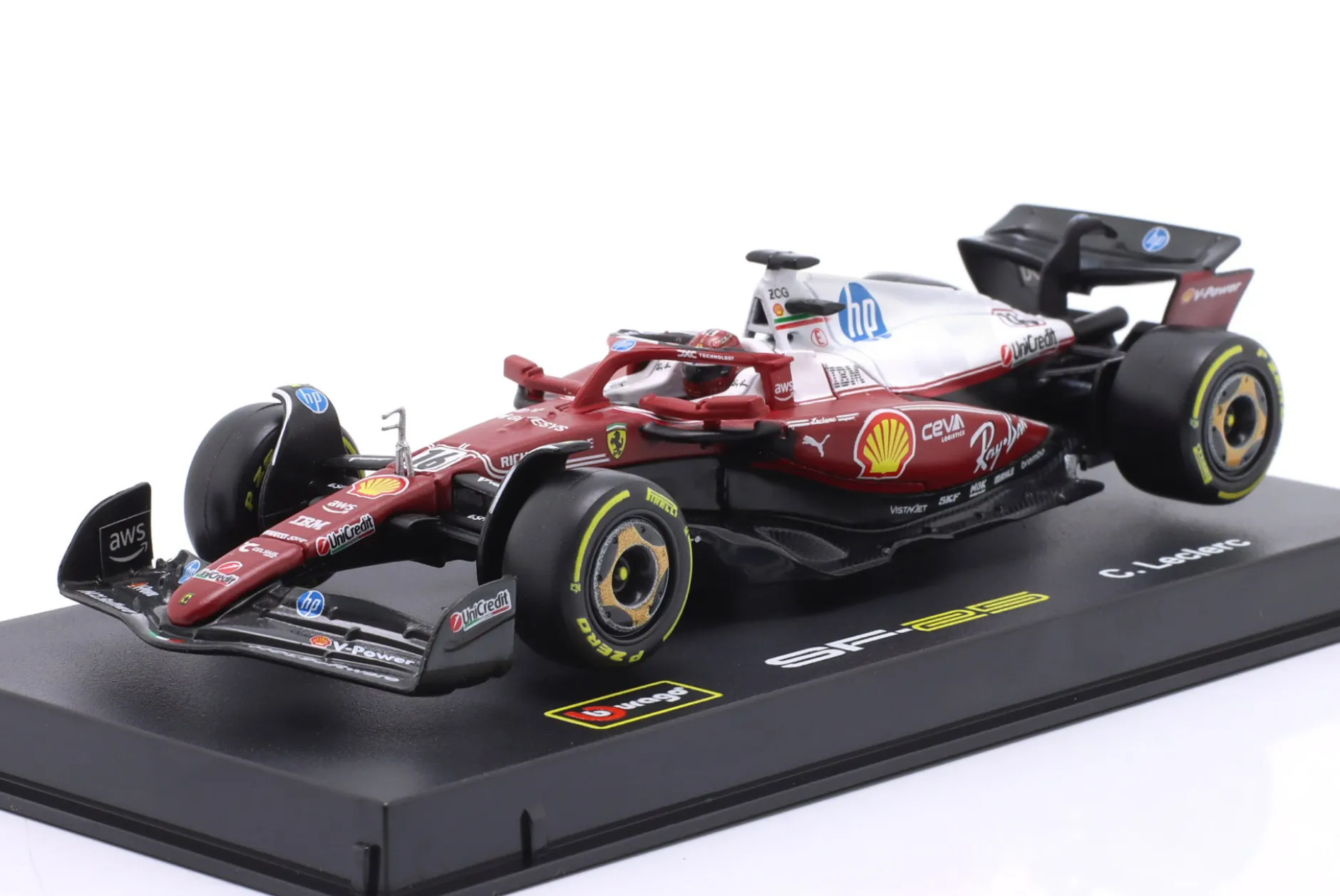 Charles Leclerc Ferrari SF-25 #16 4th Italien GP Formel 1 2025 1:43 Bburago