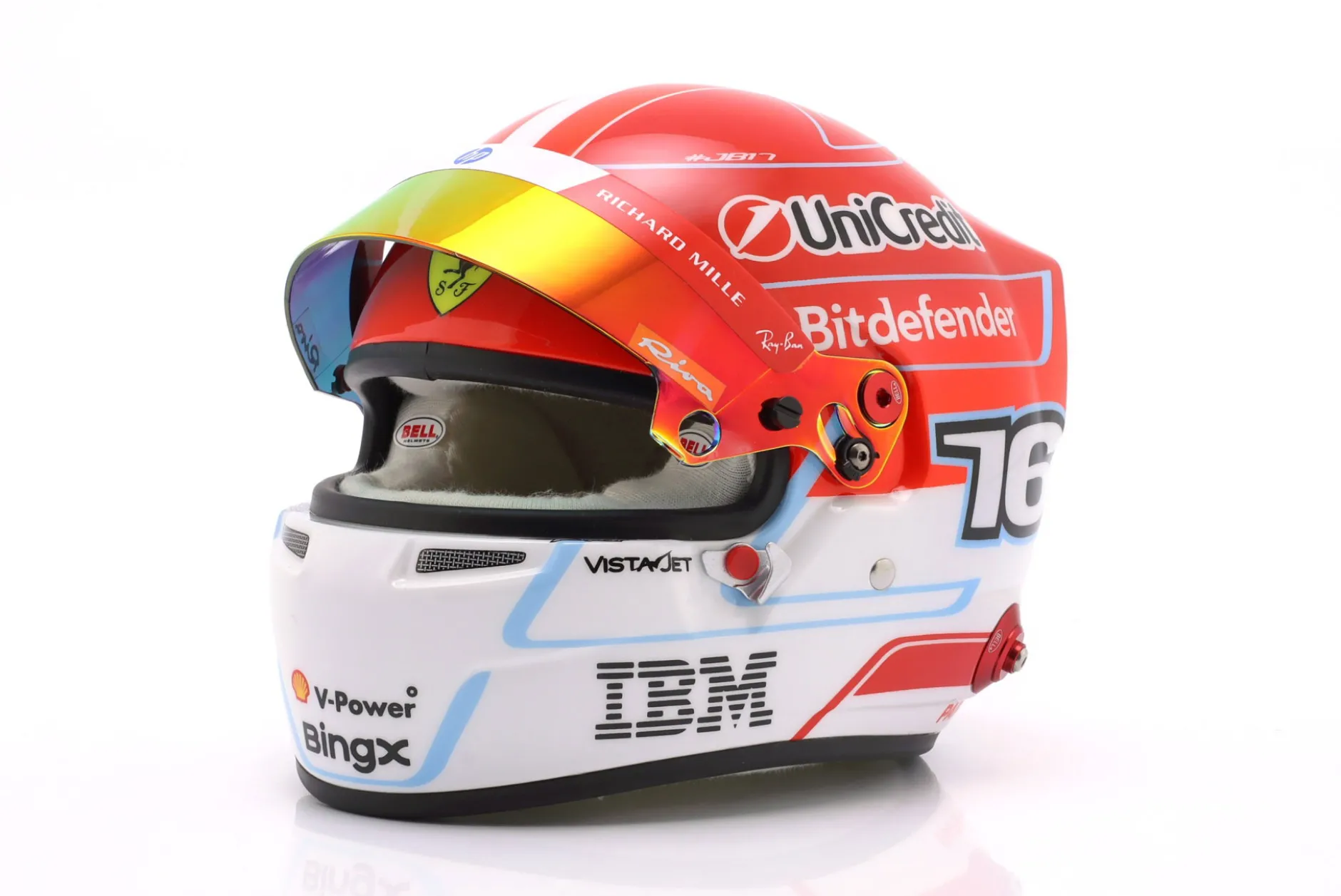 Charles Leclerc Scuderia Ferrari #16 Formel 1 2026 Helm 1:2 Bell