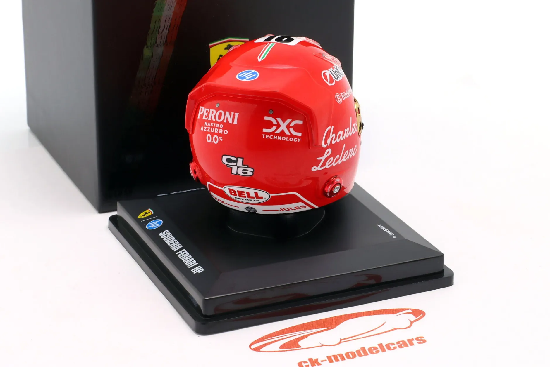 Charles Leclerc Scuderia Ferrari #16 4th Italien GP Formel 1 2025 Helm 1:5 LookSmart