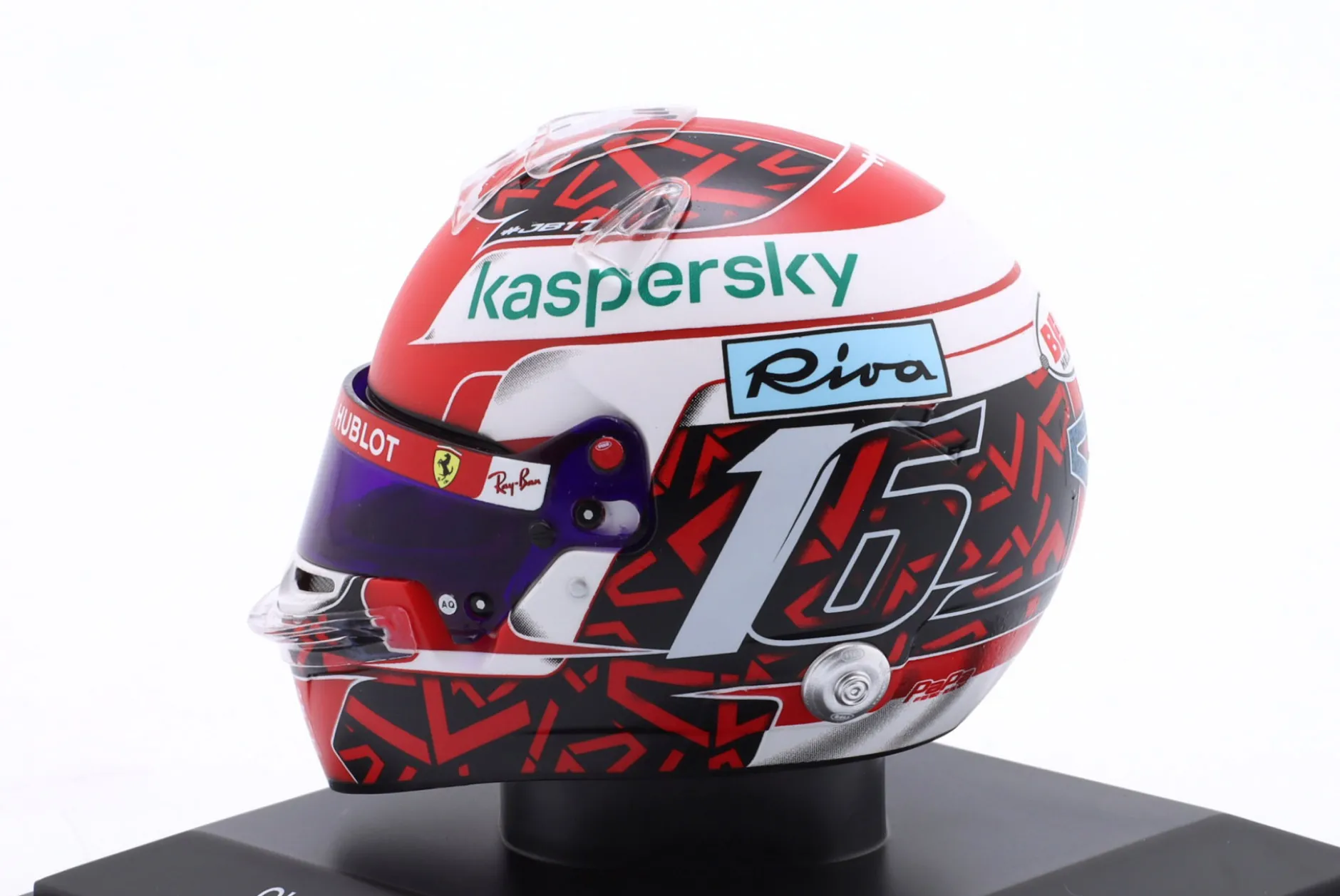 Charles Leclerc Scuderia Ferrari #16 Formel 1 2020 Helm 1:5 Spark Editions