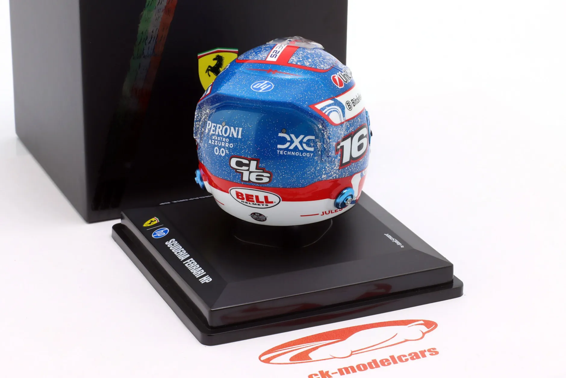 Charles Leclerc Scuderia Ferrari #16 Singapore GP Formel 1 2025 Helm 1:5 LookSmart