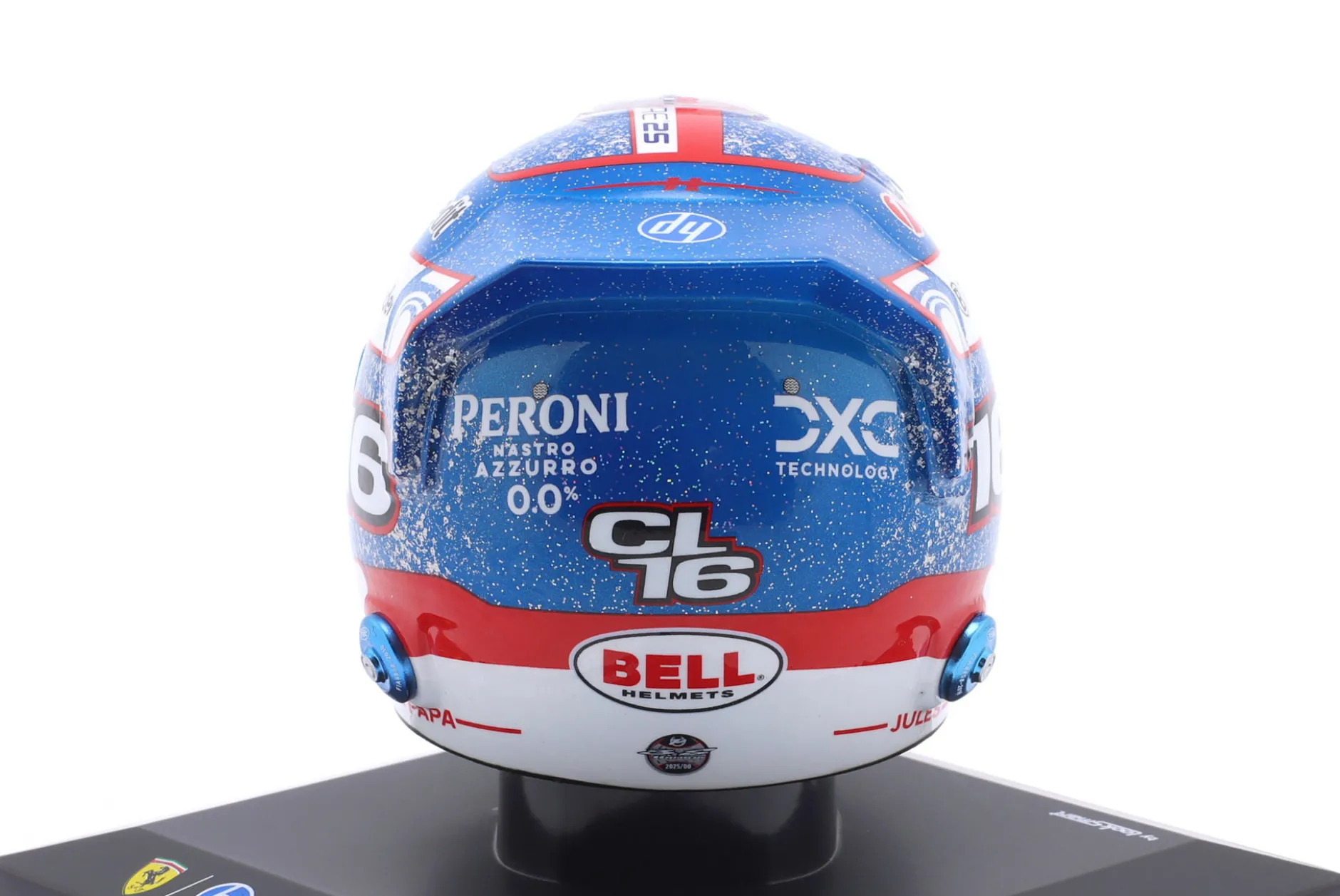 Charles Leclerc Scuderia Ferrari #16 Singapore GP Formel 1 2025 Helm 1:5 LookSmart