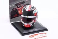 Charles Leclerc #16 Scuderia Ferrari SF21 Formel 1 2021 Helm 1:5 Spark Editions