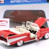 Chevrolet Bel Air Convertible Baujahr 1957 rot 1:18 Maisto