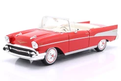 Chevrolet Bel Air Convertible Baujahr 1957 rot 1:18 Maisto