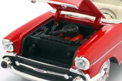 Chevrolet Bel Air Convertible Baujahr 1957 rot 1:18 Maisto