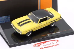 Chevrolet Camaro Yenko SYC Baujahr 1969 gelb / schwarz 1:43 Ixo