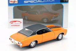 Chevrolet Chevelle SS 454 Sport Coupe 1971 orange metallic / schwarz 1:18 Maisto