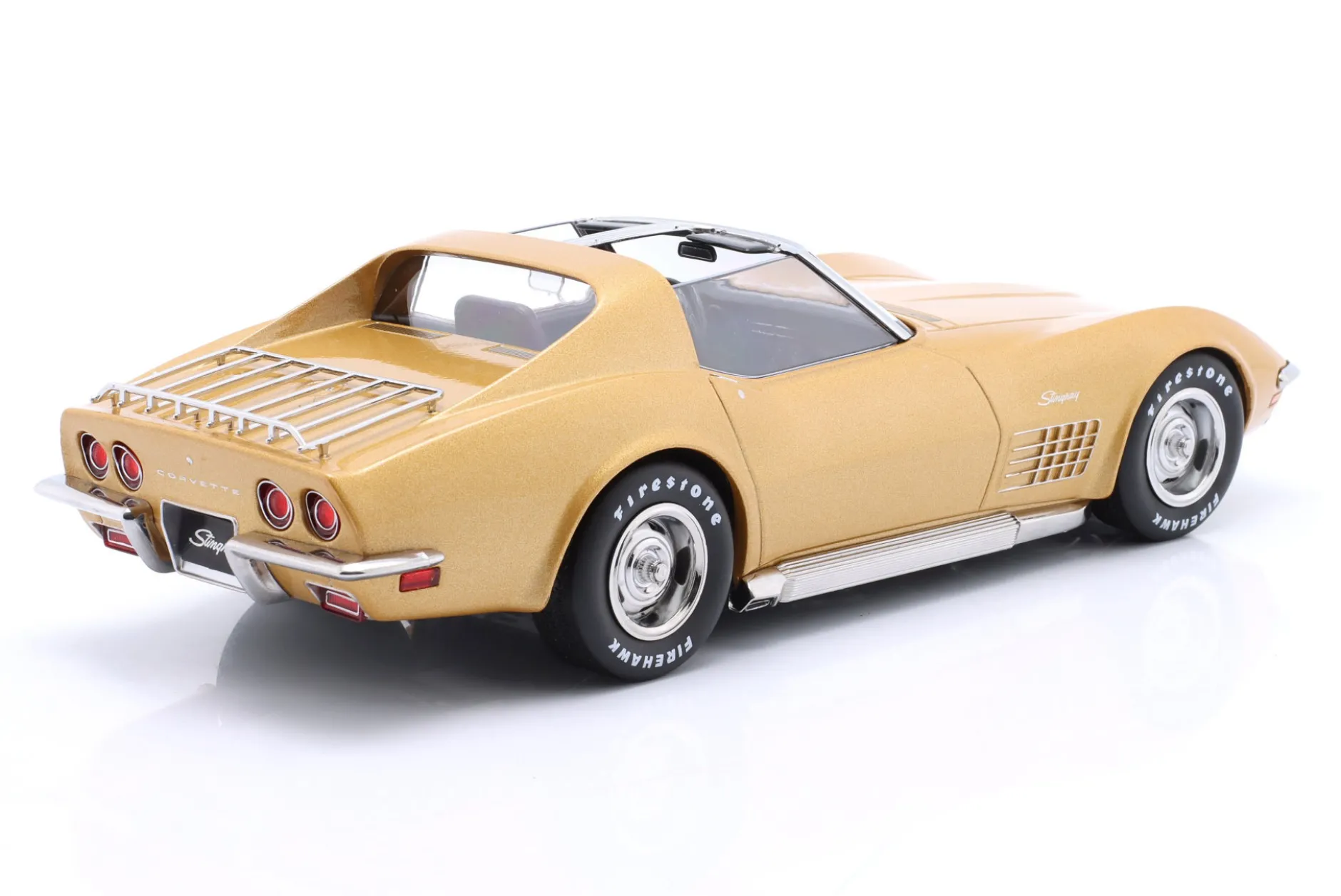 Chevrolet Corvette C3 Baujahr 1972 gold metallic 1:18 KK-Scale