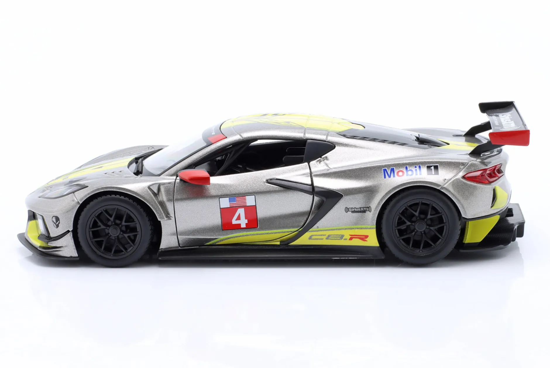 Chevrolet Corvette C8.R #4 Presentation Car 2020 grau / gelb 1:24 Bburago