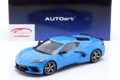Chevrolet Corvette C8 Stingray Z51 Baujahr 2020 rapidblau 1:18 AUTOart