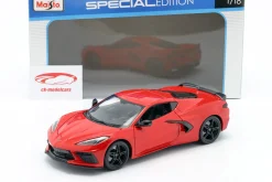 Chevrolet Corvette C8 Stingray Baujahr 2020 rot 1:18 Maisto