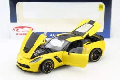 Chevrolet Corvette C7 Z06 C7R Edition 2015 gelb / schwarz 1:18 AUTOart