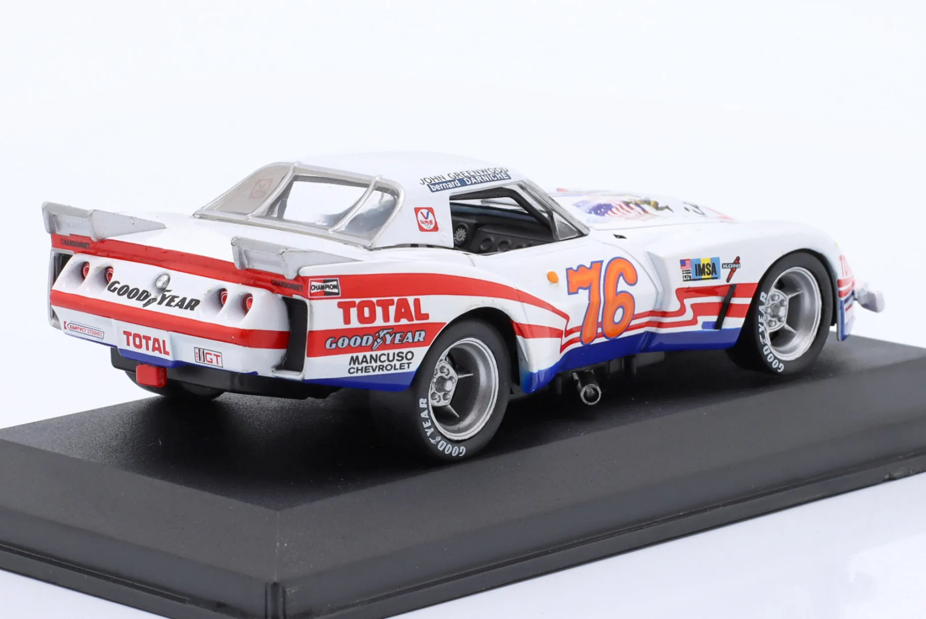 Chevrolet Corvette #76 24h LeMans 1976 Greenwood, Darniche 1:43 Altaya
