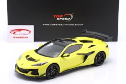 Chevrolet Corvette ZR1 Baujahr 2025 gelb 1:18 TrueScale