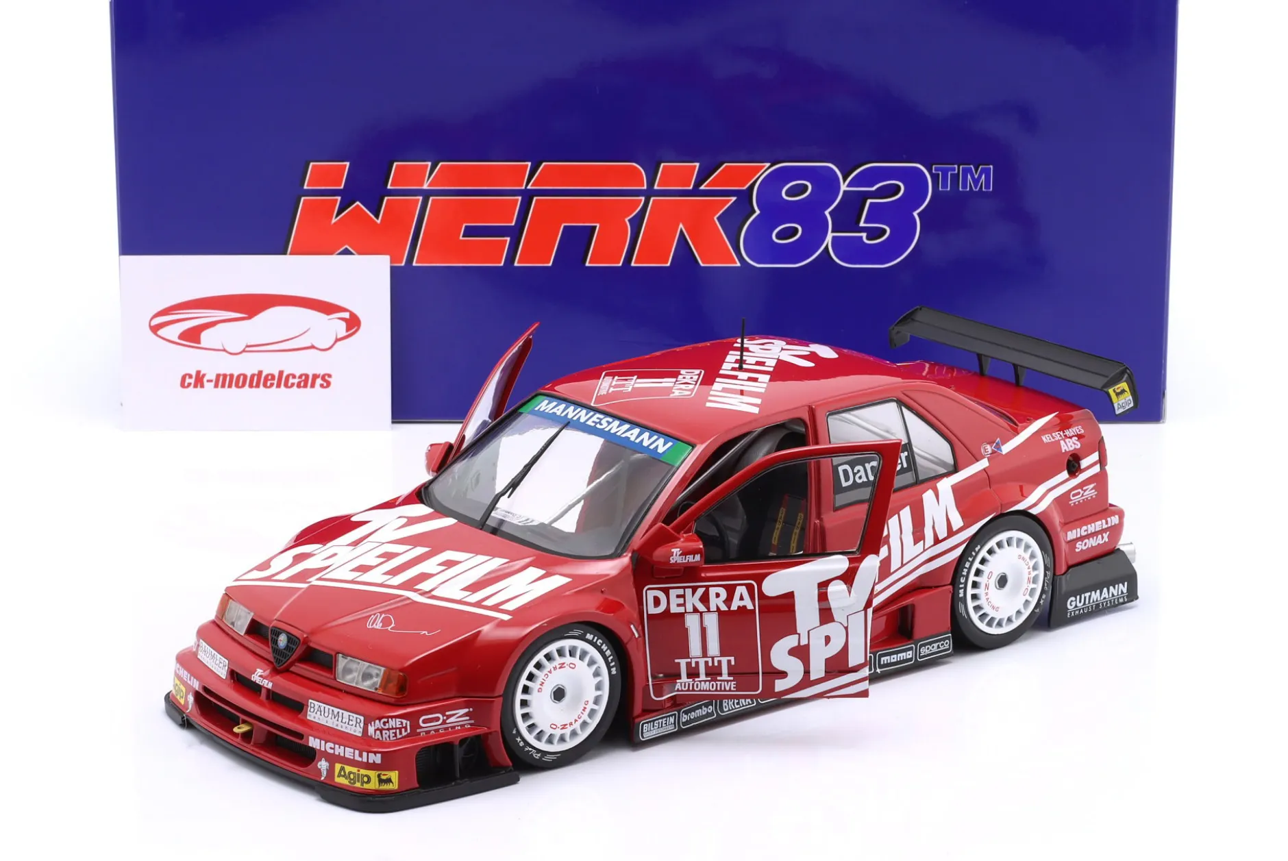 Christian Danner Alfa Romeo 155 V6 Ti #11 DTM / ITC 1995 1:18 WERK83