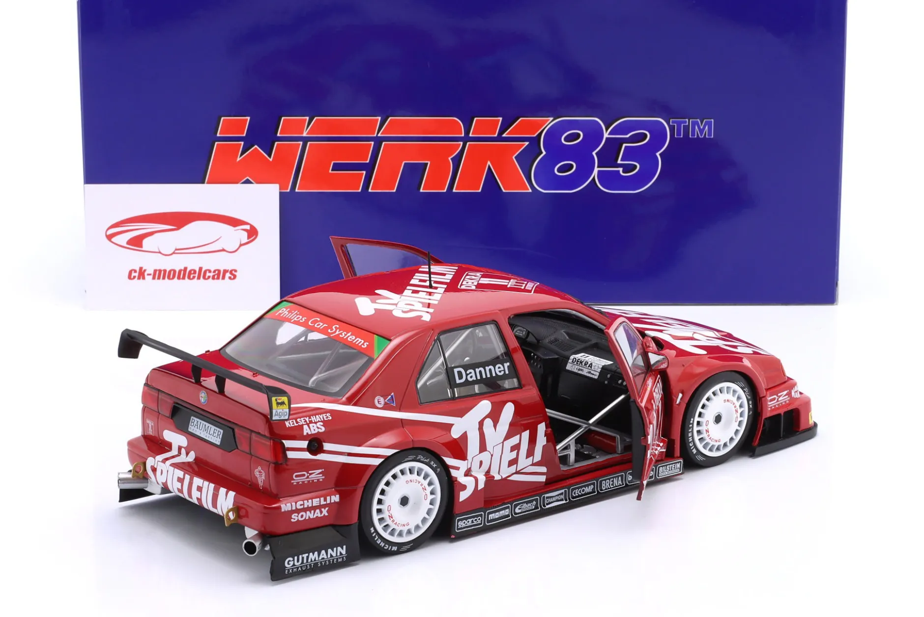 Christian Danner Alfa Romeo 155 V6 Ti #11 DTM / ITC 1995 1:18 WERK83