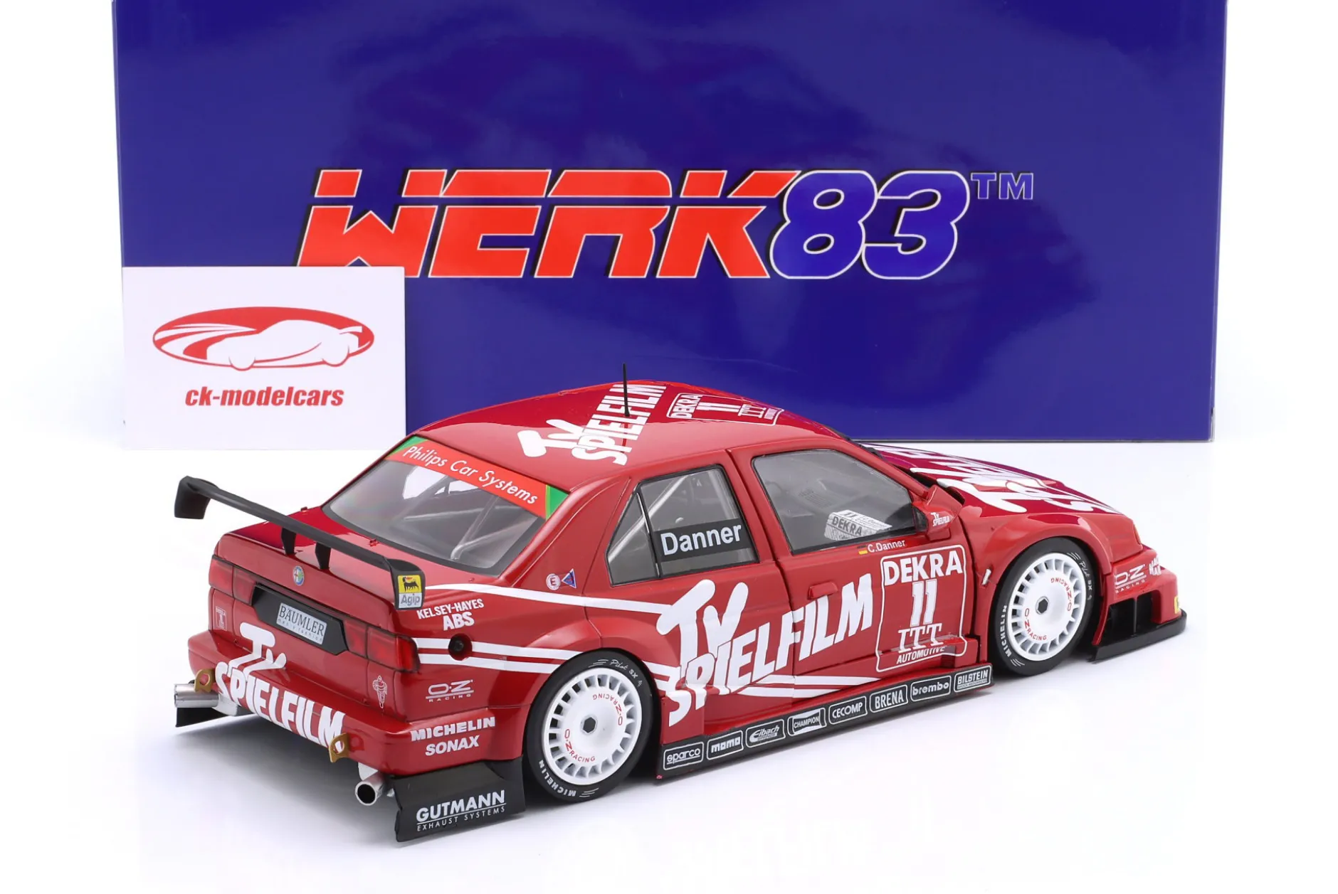 Christian Danner Alfa Romeo 155 V6 Ti #11 DTM / ITC 1995 1:18 WERK83