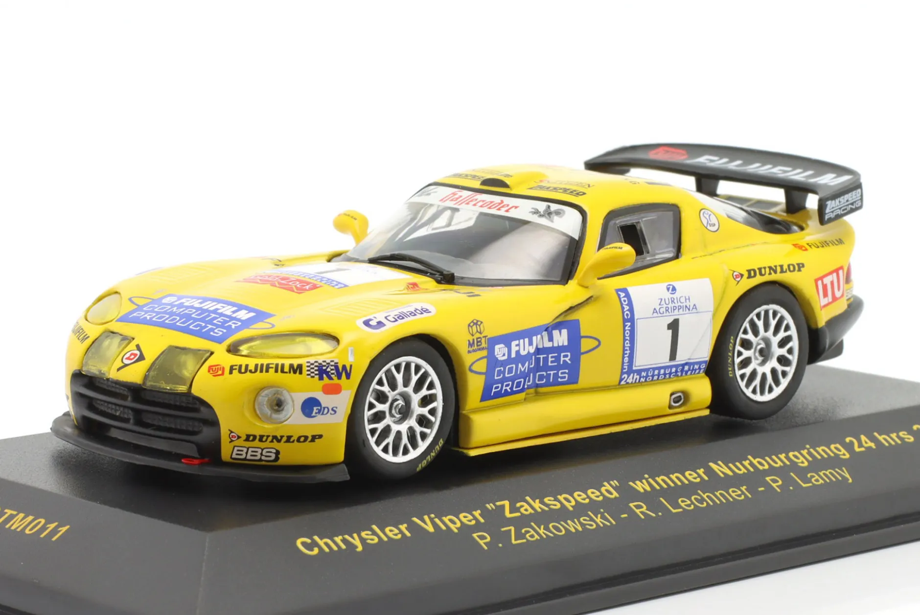 Chrysler Viper GTS-R #1 Sieger 24h Nürburgring 2002 Zakspeed Racing 1:43 Ixo