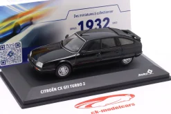 Citroen CX GTI Turbo II Baujahr 1989 onyxschwarz 1:43 Solido