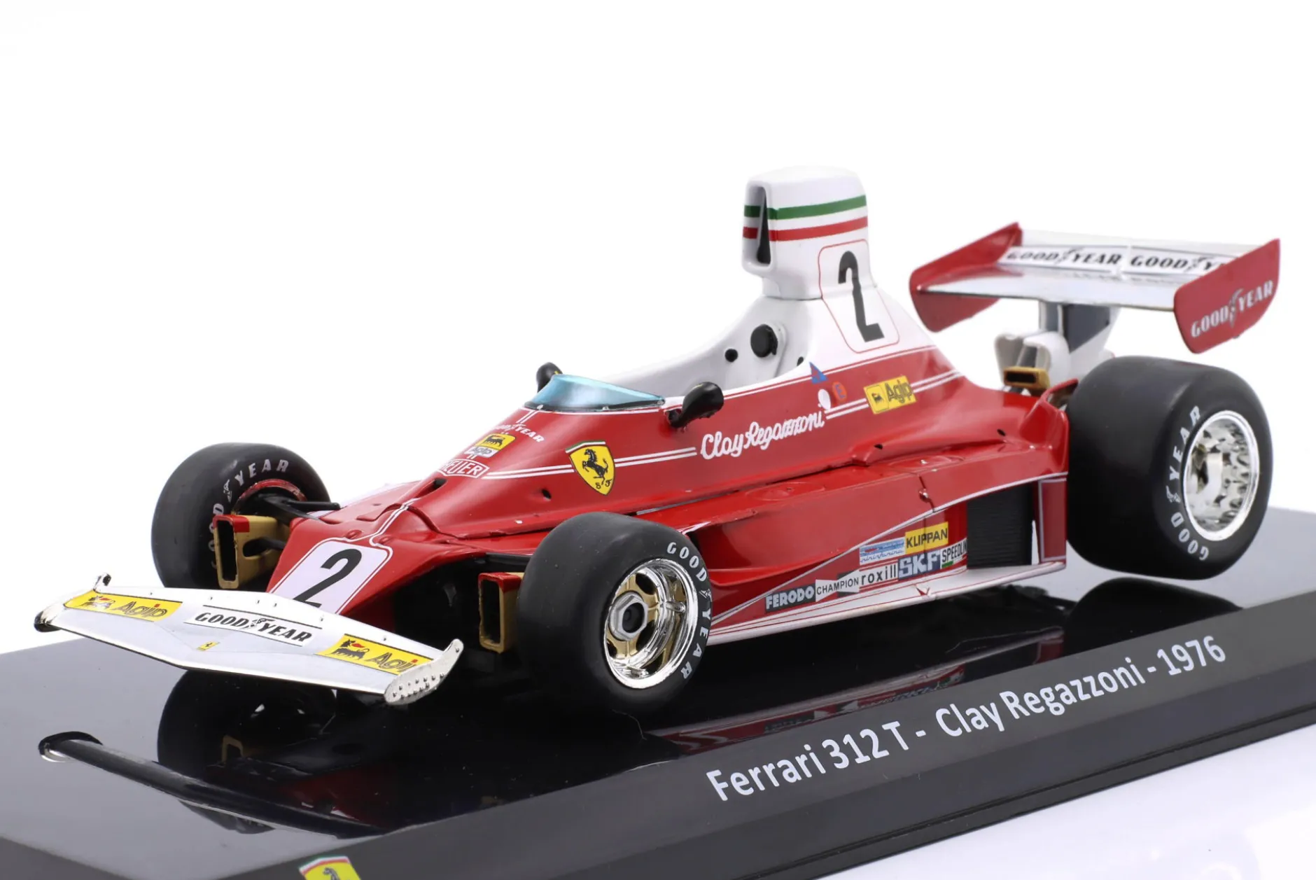 Clay Regazzoni Ferrari 312T #2 Formel 1 1976 1:24 Premium Collectibles