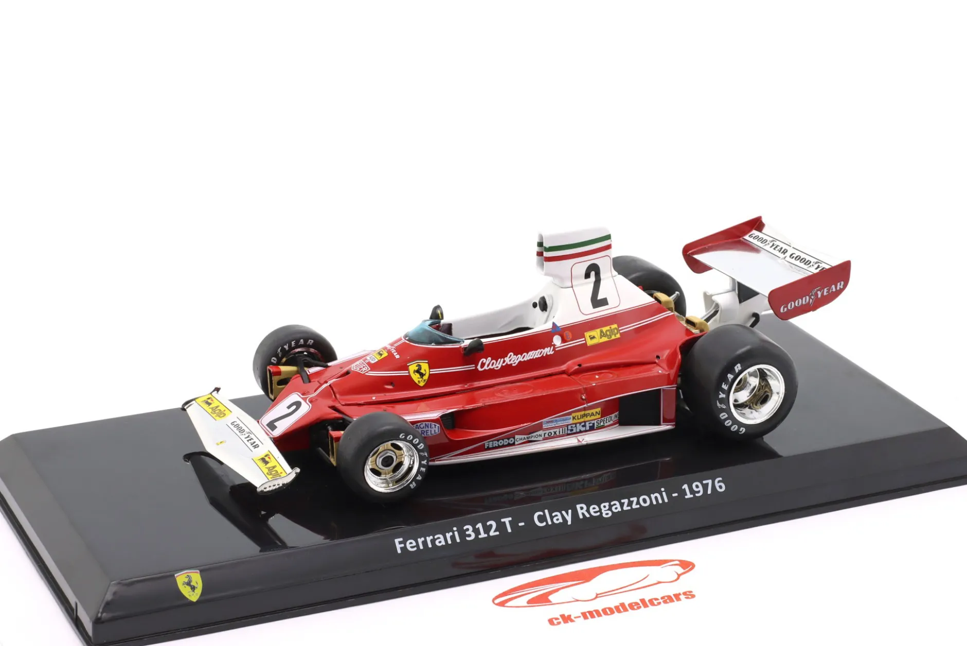 Clay Regazzoni Ferrari 312T #2 Formel 1 1976 1:24 Premium Collectibles