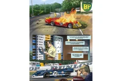 Comic-Set: Steve McQueen in LeMans + Und Steve McQueen erschuf LeMans / von Sandro Garbo