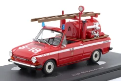 DAF 64 Feuerwehr Niederlande Baujahr 1974 rot 1:43 AutoCult