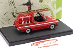 DAF 64 Feuerwehr Niederlande Baujahr 1974 rot 1:43 AutoCult