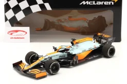 Daniel Ricciardo McLaren MCL35M #3 Monaco GP Formel 1 2021 1:18 Minichamps