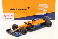 Daniel Ricciardo McLaren MCL35M #3 7th Bahrain GP Formel 1 2021 1:18 Minichamps