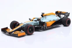 Daniel Ricciardo McLaren MCL35M Gulf #3 Monaco GP Formel 1 2021 1:18 Minichamps