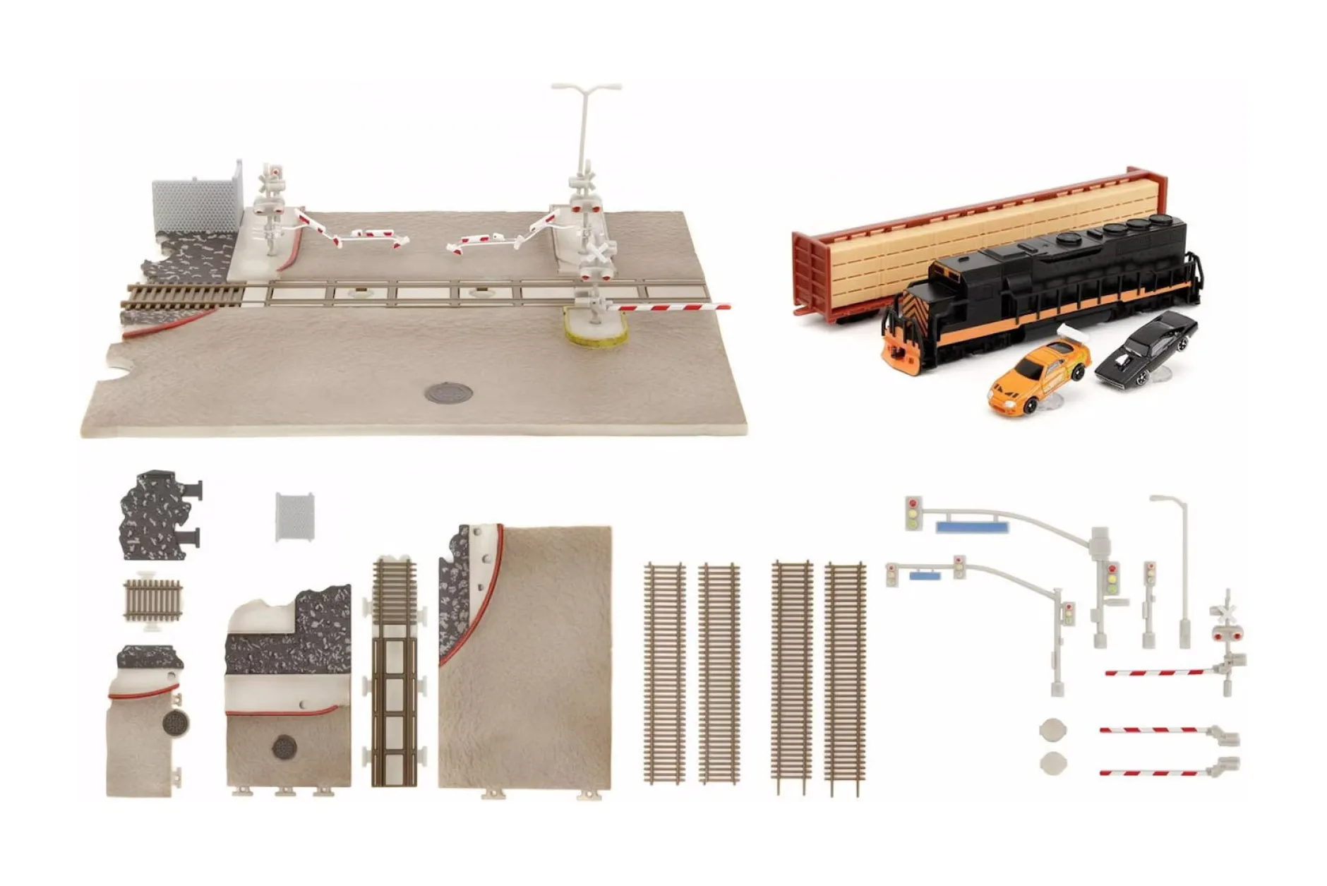 Das letzte Rennen Fast & Furious Diorama-Set Jada Toys
