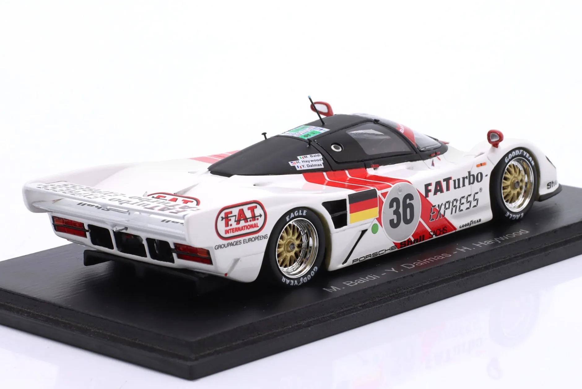 Dauer Porsche 962 #36 Sieger 24h LeMans 1994 Baldi, Dalmas Haywood 1:43 Spark